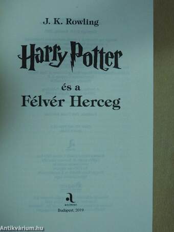 Harry Potter és a Félvér Herceg