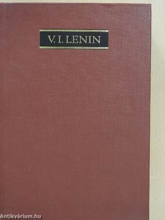 V. I. Lenin összes művei 38.