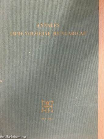 Annales Immunologiae Hungaricae VI-VIII.