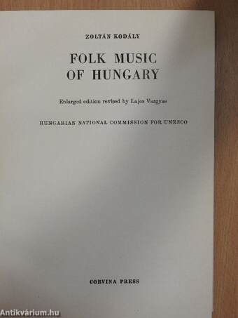 Folk Music of Hungary