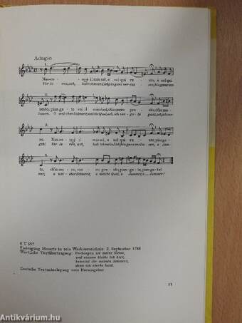 Mozart-Kanons im Urtext