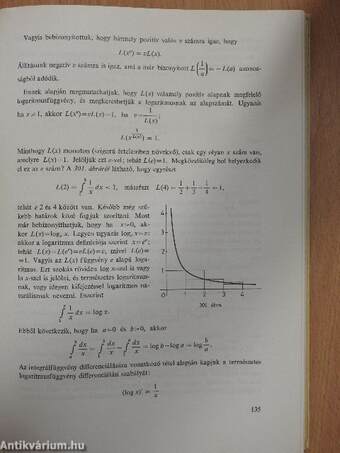 Bevezetés a matematikai analízisbe II. (töredék)