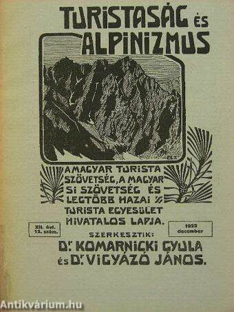 Turistaság És Alpinizmus 1922. december