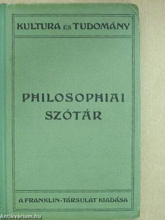 Philosophiai szótár