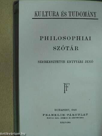 Philosophiai szótár