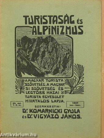 Turistaság és Alpinizmus 1922. jan.-febr.