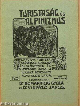 Turistaság és Alpinizmus 1922. április-május
