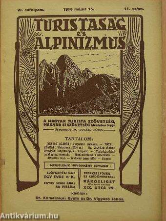 Turistaság és Alpinizmus 1916. május 15.