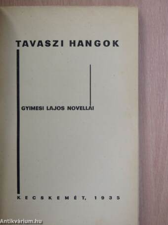 Tavaszi hangok