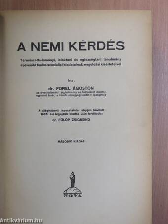 A nemi kérdés