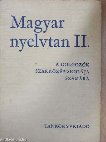 Magyar nyelvtan II.