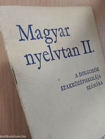 Magyar nyelvtan II.