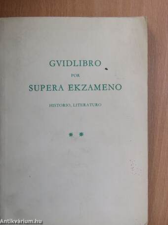 Gvidlibro por supera ekzameno II.