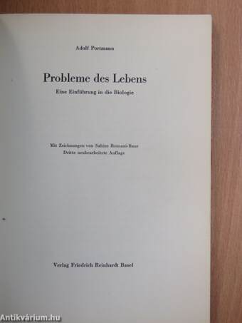 Probleme des Lebens