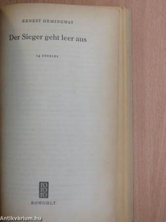 Der Sieger geht leer aus