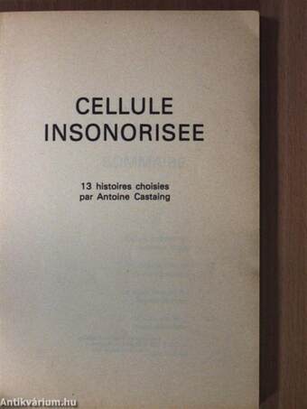 Cellule insonorisee