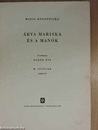 Árva Mariska és a manók