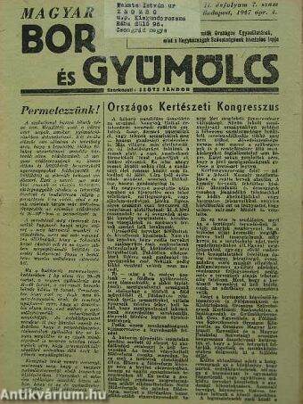 Magyar Bor és Gyümölcs 1947. ápr. 1.