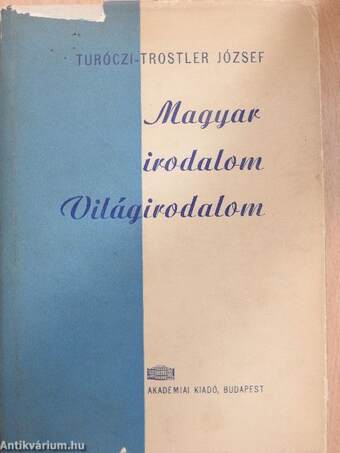 Magyar irodalom/Világirodalom II.