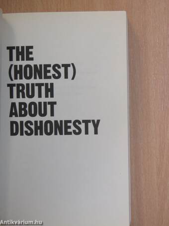 The (Honest) Truth about Dishonesty