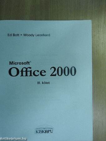 Microsoft Office 2000 III.