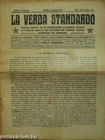 La Verda Standardo 1913. januaro