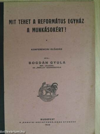 Mit tehet a református egyház a munkásokért?