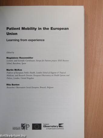 Patient Mobility in the European Union