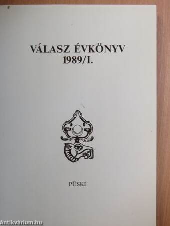 Válasz Évkönyv 1989. I-II.