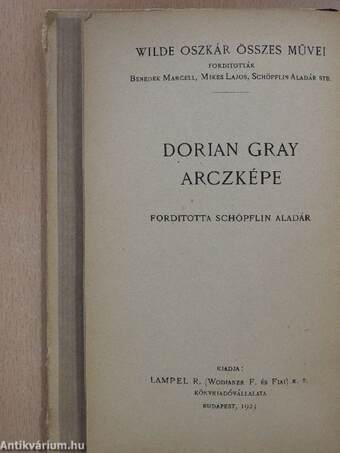 Dorian Gray arczképe