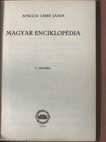 Magyar Enciklopédia I.