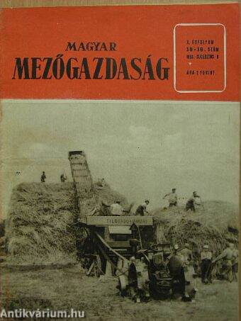 Magyar Mezőgazdaság 1955. augusztus 8.