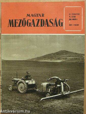 Magyar Mezőgazdaság 1956. május 3.