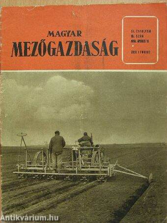 Magyar Mezőgazdaság 1956. április 16.