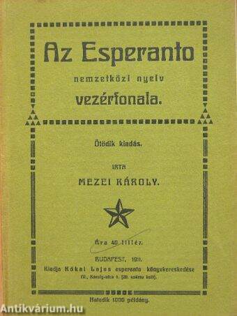 Az Esperanto nemzetközi nyelv vezérfonala