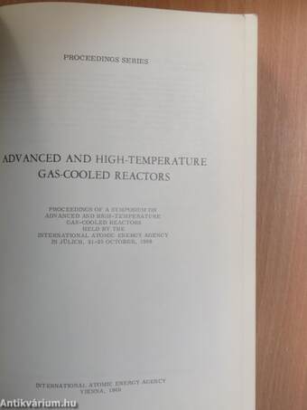 Advanced and High-Temperature Gas-Cooled Reactors