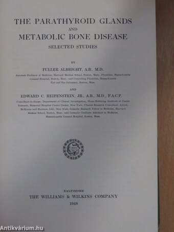 The Parathyroid Glands and Metabolic Bone Disease