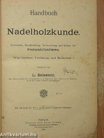 Handbuch der Nadelholzkunde