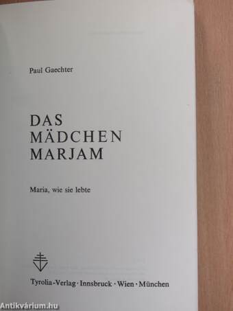 Das Mädchen Marjam