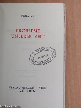 Probleme unserer Zeit