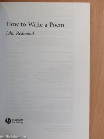 How to Write a Poem