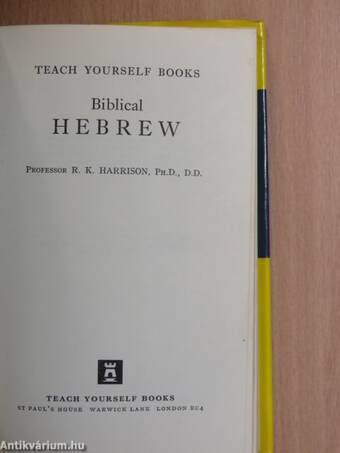 Biblical Hebrew