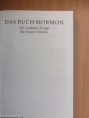 Das Buch Mormon