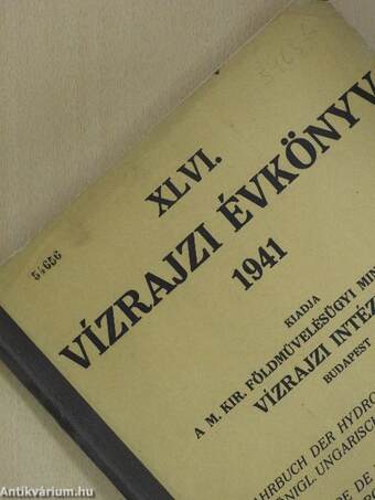 XLVI. vízrajzi évkönyv 1941