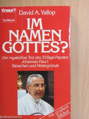 Im namen Gottes?