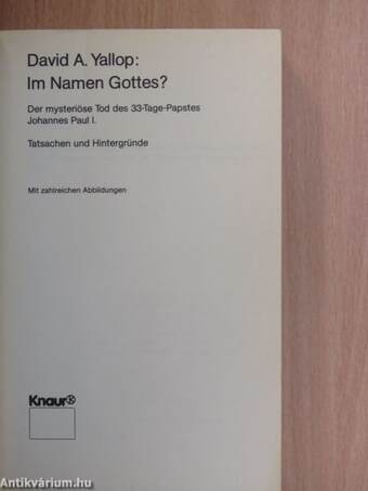 Im namen Gottes?