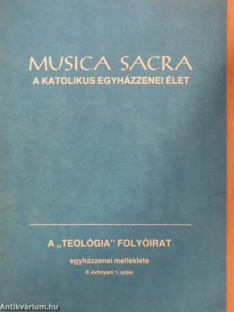 Musica Sacra - A katolikus egyházzenei élet 1988/1.