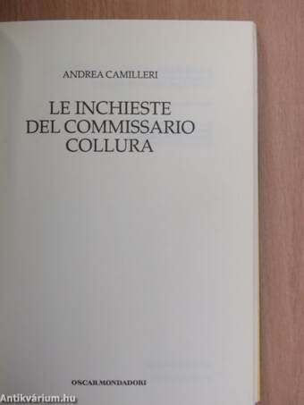 Le inchieste del commissario Collura