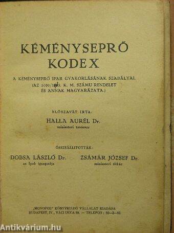 Kéményseprő kodex