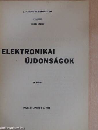 Elektronikai újdonságok